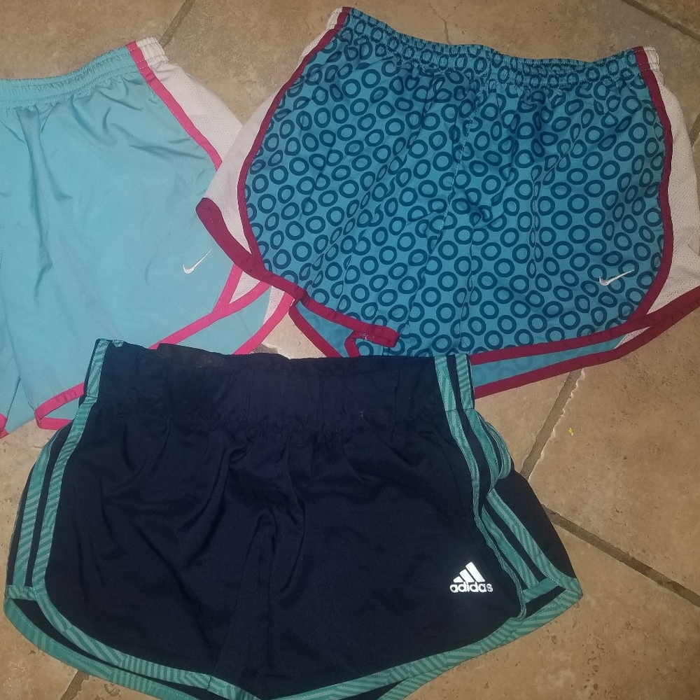 Bundle of Nike and Adidas shorts